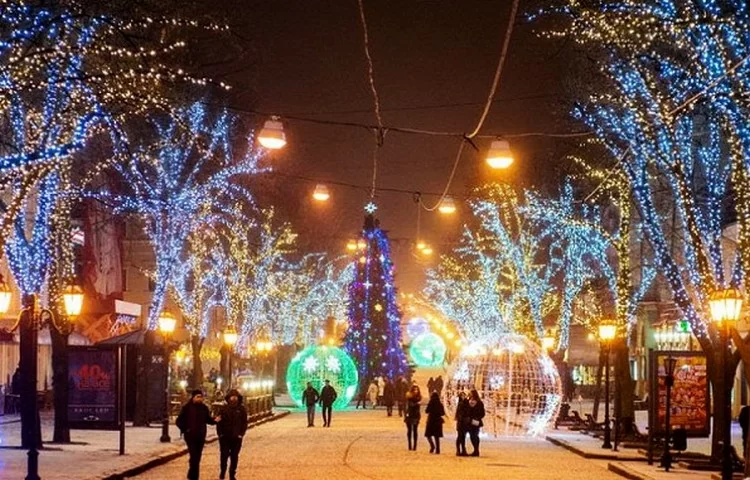 Зимние праздники в Одессе